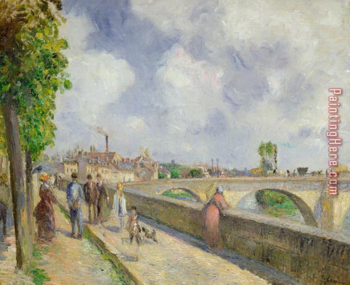 Camille Pissarro The Bridge at Pontoise